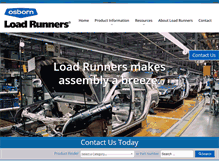 Tablet Screenshot of loadrunners.com